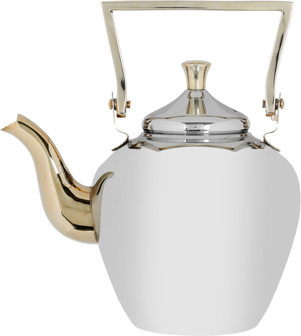 Sulaiman Al Saif Gallery steel jug, 1.6 liters, gold-silver handle product image 3