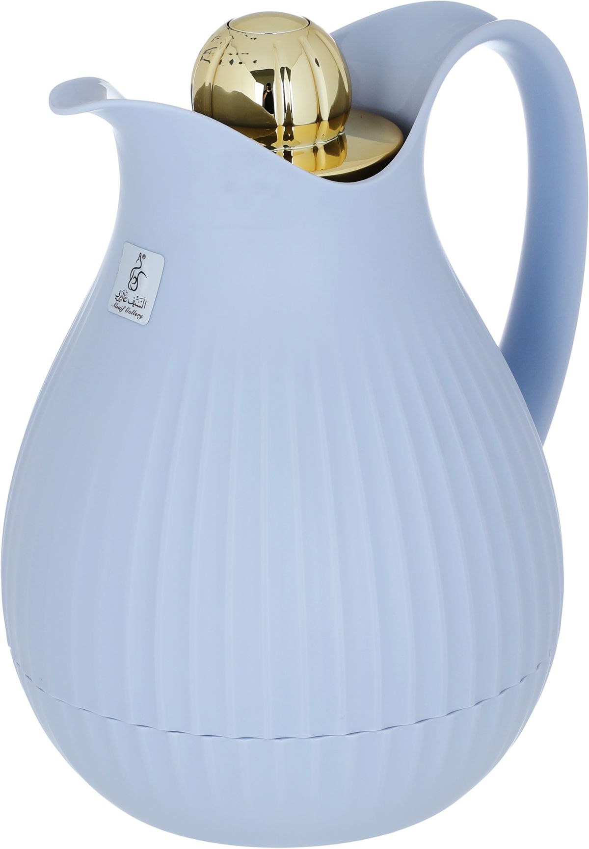 Everest Ramira Thermos, 1 liter, thermal glass inner shell, plastic outer shell - pearl product image 3