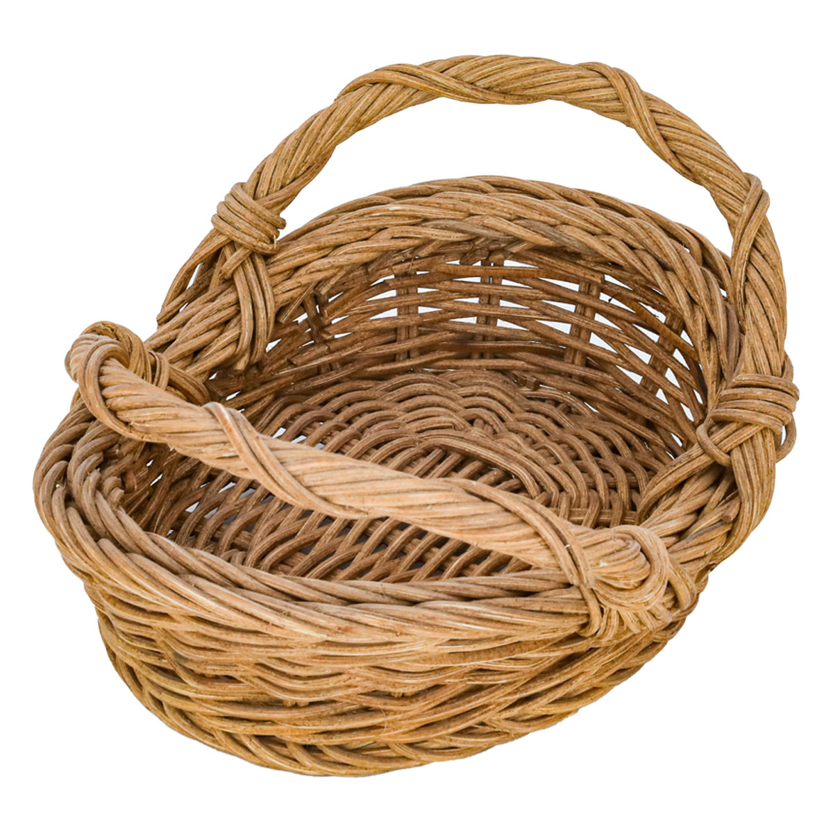 Al Saif Gallery Oval Wicker Serving Basket, 22 X 20 X 6 Cm - Beige product image 2