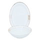 Al Saif Gallery Porcelain Dinner Set, 77 Pieces - White Gold product image 5