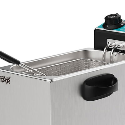 قلاية زيت كهربائية ويننج ستار، 4 لتر، 2000 واط، ST-9203 - ابيض product image 3