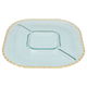 Al Saif Gallery glass plate, 2 x 33 cm, square, divided - transparent product image 1