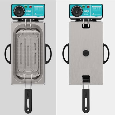 قلاية زيت كهربائية ويننج ستار، 4 لتر، 2000 واط، ST-9203 - ابيض product image 2