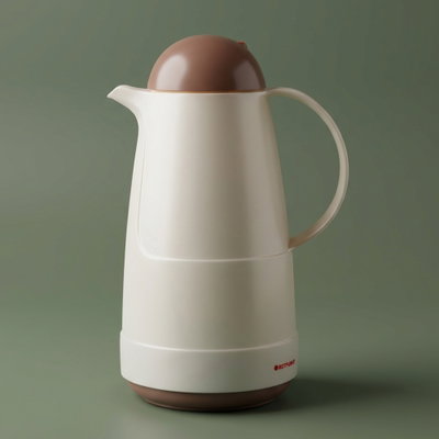 ترمس روتبونت 210، 1 لتر، حافظة داخلية زجاج، هيكل خارجي بلاستيك - أوف وايت بني product image 1