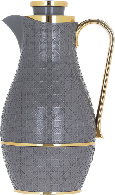 طقم ترامس حصة السيف غاليري، 1 / 1لتر، 2 حبة، حافظة داخلية زجاج حراري - رمادي غامق product image 3