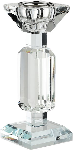 مبخرة زجاج السيف غاليري، 7x7x18 سم، قاعدة مربع - شفاف product image 2