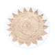 Al Saif Gallery wicker Serving tray, 42 x 5 cm - beige white product image 2