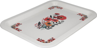 طوفرية تقديم ميلامين سيف بلص، 50x36x3 سم - ابيض product image 2