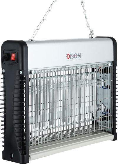 صاعق حشرات كهربائي إديسون، 9 واط، اشعة فوق بنفسجية، JB20F-2X8L2 - فضي اسود product image 2