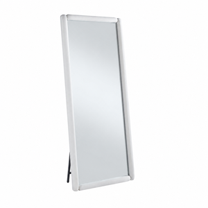 مراية ستاند زجاج، 180×80 سم، ستاند معدن - ابيض product image 2