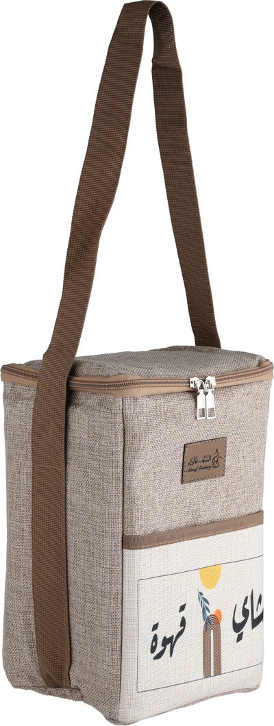 شنطة ترامس قماش السيف غاليري، 30×20 سم - بيج بني product image 2