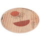 صحن تقديم بغطاء خشب السيف غاليري، دائري - بني product image 2