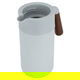 Timeless Tara Thermos, 1.2 litres, wooden handle, squeezer, steel inner container, steel outer shell - gray product image 3