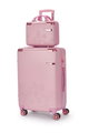 Limra ABS Luggage Set, 6 Sizes, 4 Wheels, 360 Degree Rotating, OT-3036 - Pink product image 2