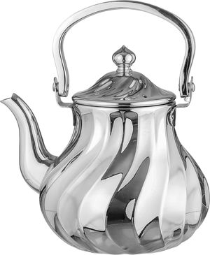 Al Saif Plus Samira Steel Tea Pot, 1.6 Liters - Silver product image