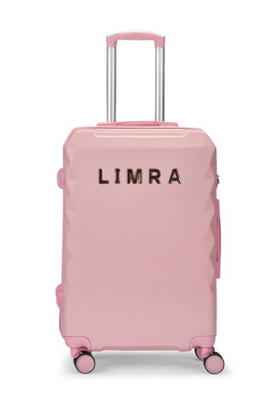 Limra ABS Airplane Cabin Bags, 20 Inch, 4 Wheels, 360 Degree Angle, LMA-1286 - Pink product image 2