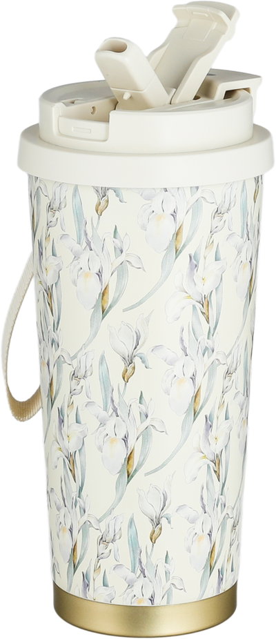 Al Saif Gallery Stainless Steel Insulated Mug, 530ml, Hand Strap, Straw Attachment - Multicolor product image 3