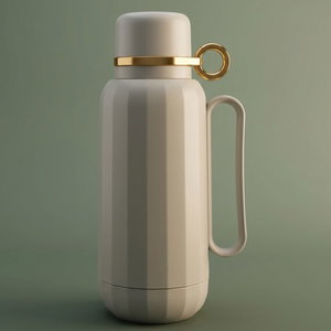Timeless Rahal Thermos, 1 liter, thermal glass inner container, plastic outer shell - stone gray product image