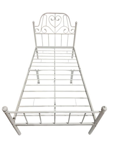سرير هيكل حديد، 190×70×86 سم - أبيض product image 3