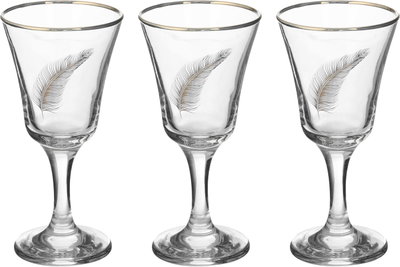 طقم كاسات زجاج السيف غاليري، 3 قطع - شفاف product image 1