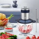 قطاعة طعام ويننج ستار، 3 لتر، 300 واط، 4 شفرات، ST-5582 - فضي شفاف product image 2