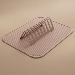 Al Saif Gallery plastic plate stand, 8 boxes - pink product image