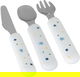 Al Saif Gallery Stainless Steel Cutlery Set, 3 Pieces, Silicone Handle - Beige product image 1