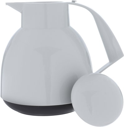 Helios thermos, 1 liter, thermal glass inner container, plastic outer shell - gray product image 4