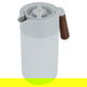 Timeless Tara Thermos, 1.2 litres, wooden handle, squeezer, steel inner container, steel outer shell - gray product image 1
