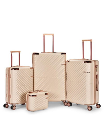 LIMRA Luggage Set, 4 Wheels, 6 Bags, Zipper Closure, 360° Rotating, WM-104 - Gold Beige product image 5