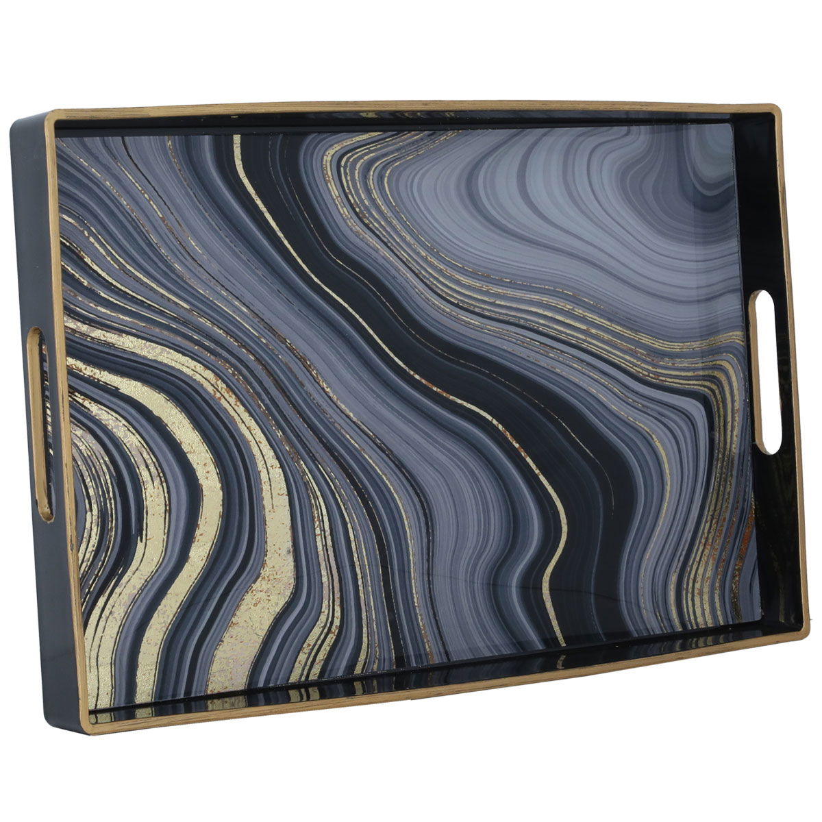 Al Saif Gallery Acrylic Tray, Rectangle - Black product image 2