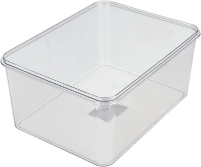 علبة تخزين أكريليك السيف غاليري، 30x24x14 سم، غطاء، مستطيل، 2 خانة - شفاف product image 5