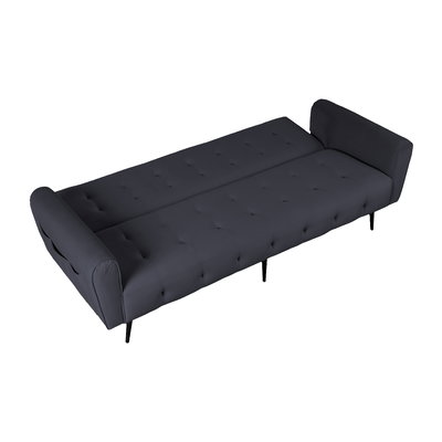 كنبة سرير مونتيلا خشب سويدي باك كومفورت، 190x70x90 سم، قماش مخمل - رمادي داكن product image 3