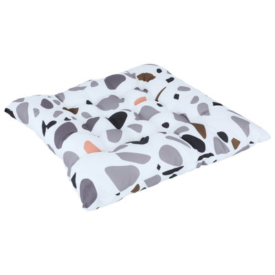 Diamond Glow Fabric Cushion, 40 x 40 cm - White product image 1