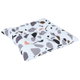Diamond Glow Fabric Cushion, 40 x 40 cm - White product image 1