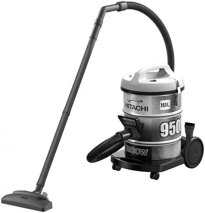 مكنسة برميل هيتاشى، 2100 واط، 18 لتر، قدرة شفط 480 واط، CV-950HPG - رمادي product image 2