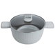 طقم قدور جرانيت روبوست، 9 قطع، بغطاء زجاج - بيج product image 3