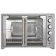 فرن كهربائي همر بشواية استيل إديسون، 2800 واط، 75 لتر، TY755BCL - فضي product image 2