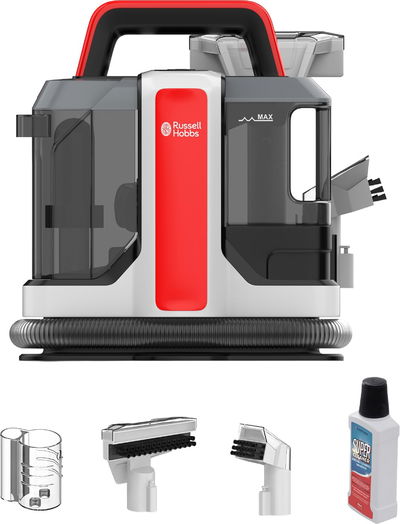 مكنسة كهربائية سبوت اواي راسل هوبز، 450 واط، 1080 مل، تعمل بطارية، W05 - احمر فضي product image 1