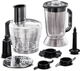 Russell Hobbs 24732 Desire Food Processor, 600W, 1.5L, 2 Speeds - Black Transparent product image 2