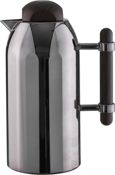 Al Saif Gallery Terhab Thermos Set, 21 Pieces, Cups with Saucers, Coffee Cups, Saucers, Wooden Handle - Black Wooden product image 3