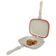 مقلاة جرانيت روكي، 24 سم، بوجهين - بيج فاتح product image 2