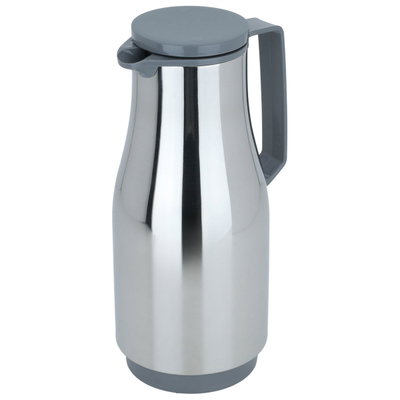 Helios thermos, 1.5 liters, glass inner container, plastic outer shell - silver grey product image 3