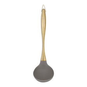 Al Saif Gallery Silicone Scoop Spoon, Steel Handle - Gold product image 2