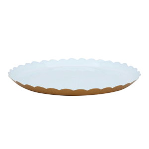 صينية استيل السيف غاليري، 19.5x19.5x2 سم، دائري، صغير - أبيض product image 2