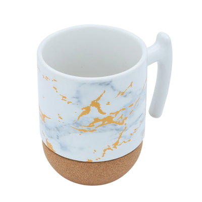 Al Saif Gallery porcelain mug, 260 ml - white marble product image 1