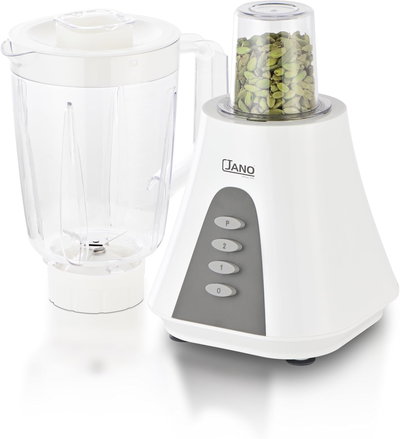 خلاط كهربائي جانو، 450 واط، 1.5 لتر، سرعتين، مطحنة JN06005 - ابيض product image 3