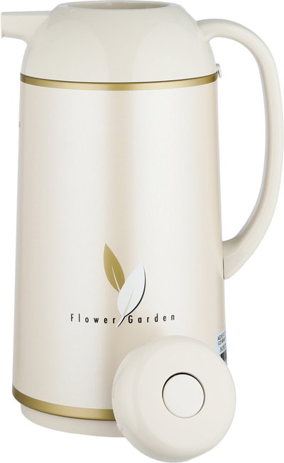 Abu Feel Japanese Stainless Steel Zogrishi Thermos, 1 Liter, Glass Inner Container, Push Button - Beige product image 5