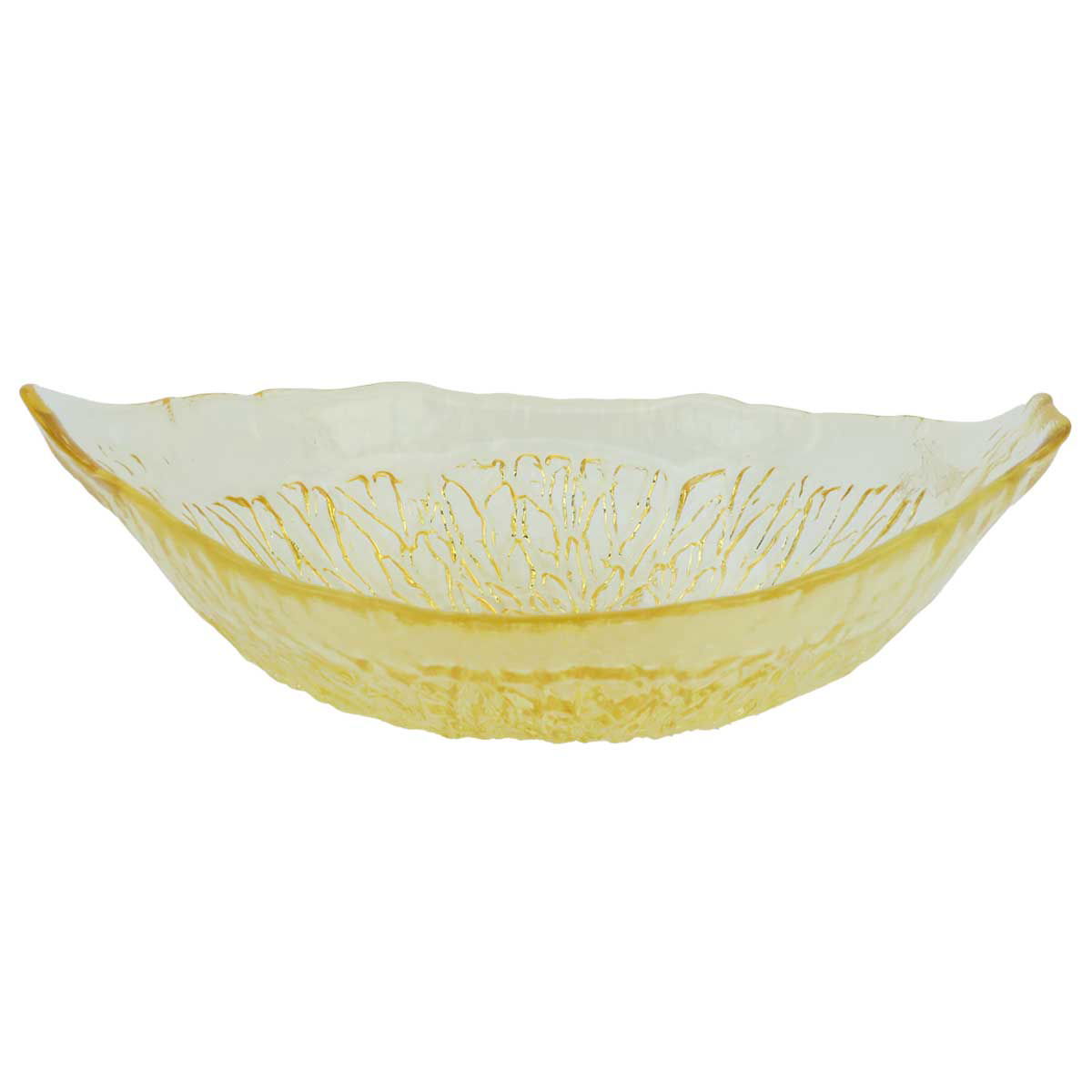 Al Saif Gallery Glass Serving Bowl, 19X13X4 Cm - Green product image 1