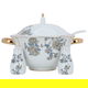 Al Saif Gallery Porcelain Dinner Set, Rose Pattern, 61 Pieces - White product image 3